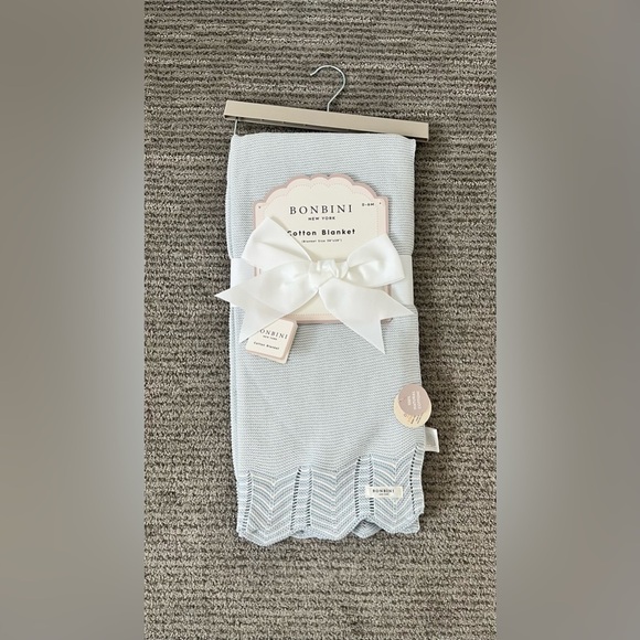 NWT Baby Blanket Blue Quilt - Picture 2 of 3